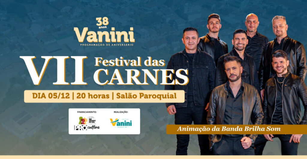 Festival das Carnes celebra o aniversário de Vanini nesta sexta