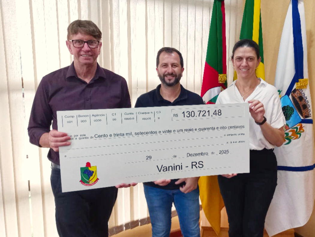 Prefeitura recebeu recursos economizados pela Câmara em 2025