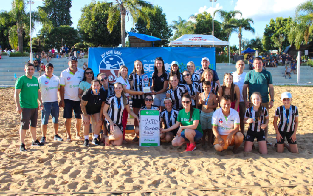 Equipe feminina do Botafogo é campeã da 23ª Copa Verão de Caseiros