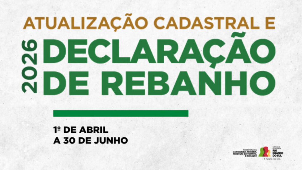 Produtores rurais devem fazer a Declaração Anual de Rebanho
