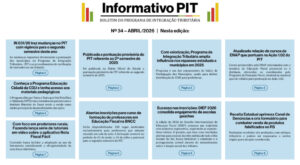 Lançado o Informativo PIT do mês de abril