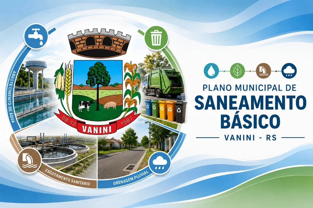 Audiência pública sobre o diagnóstico do Plano Municipal de Saneamento Básico acontece nesta terça-feira