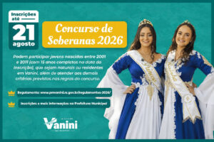 Concurso de Soberanas está com inscrições abertas
